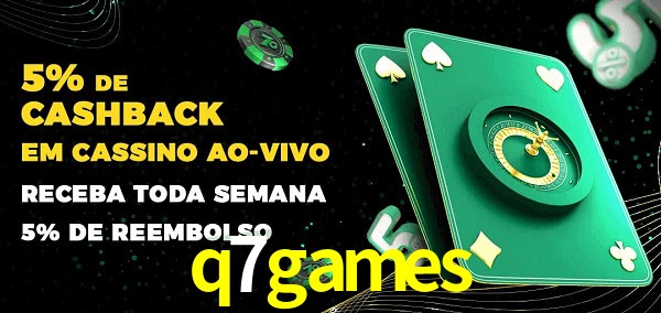 Promoções do cassino ao Vivo q7games